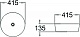 SantiLine Раковина накладная 41.5 SL-1054MB черная матовая – фотография-4